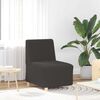 vidaXL Μοναδικός Καναπές χωρίς Χερούλια 3 pcs Σκούρο Γκρι
