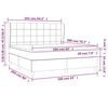 vidaXL &Kappa;&rho;&epsilon;&beta;ά&tau;&iota; Boxspring &mu;&epsilon; &Sigma;&tau;&rho;ώ&mu;&alpha; &Alpha;&nu;. &Pi;&rho;ά&sigma;&iota;&nu;&omicron; 160x200&epsilon;&kappa; &Upsilon;&phi;&alpha;&sigma;&mu;ά&tau;&iota;&nu;&omicron;