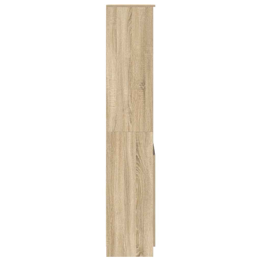 vidaXL Ντουλάπι Sonoma δρυς 50x35x180 εκ. από Επεξεργασμένο Ξύλο