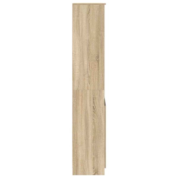 vidaXL Ντουλάπι Sonoma δρυς 50x35x180 εκ. από Επεξεργασμένο Ξύλο