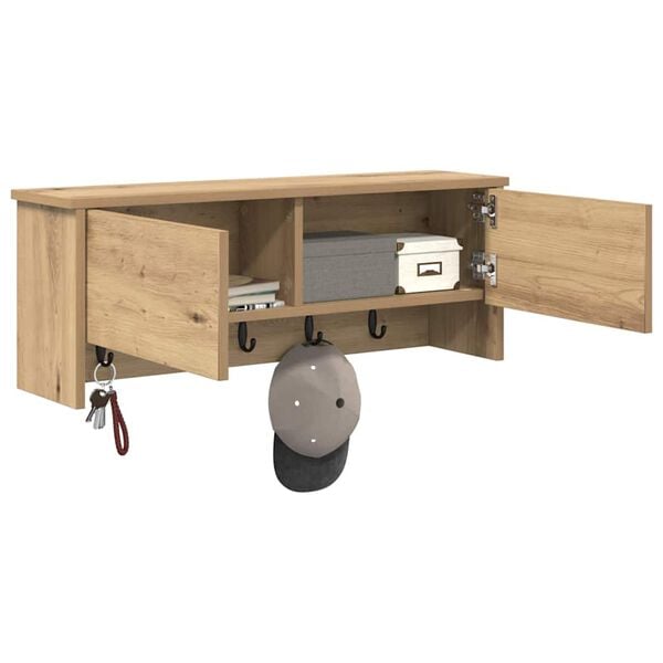 vidaXL &Tau;&omicron;ί&chi;&omicron;&upsilon; &Kappa;&rho;&epsilon;&mu;ά&sigma;&tau;&rho;&alpha; Artisan Oak 80 x 20 x 30 cm &Epsilon;&pi;&epsilon;&xi;&epsilon;&rho;&gamma;&alpha;&sigma;&mu;έ&nu;&omicron; &xi;ύ&lambda;&omicron;