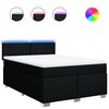 vidaXL &Kappa;&rho;&epsilon;&beta;ά&tau;&iota; Boxspring &mu;&epsilon; &Sigma;&tau;&rho;ώ&mu;&alpha; &Mu;&alpha;ύ&rho;&omicron; 140x200 &epsilon;&kappa;. &Upsilon;&phi;&alpha;&sigma;&mu;ά&tau;&iota;&nu;&omicron;