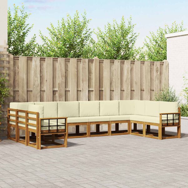 vidaXL &Sigma;&epsilon;&iota;&rho;ά &Kappa;&alpha;&nu;&alpha;&pi;έ &Epsilon;&xi;&omega;&tau;&epsilon;&rho;&iota;&kappa;&omicron;ύ &mu;&epsilon; &mu;&alpha;&xi;&iota;&lambda;ά&rho;&iota; 10 pcs &Phi;&upsilon;&sigma;&iota;&kappa;ό &kappa;&alpha;&iota; &Kappa;&rho;έ&mu;&alpha;