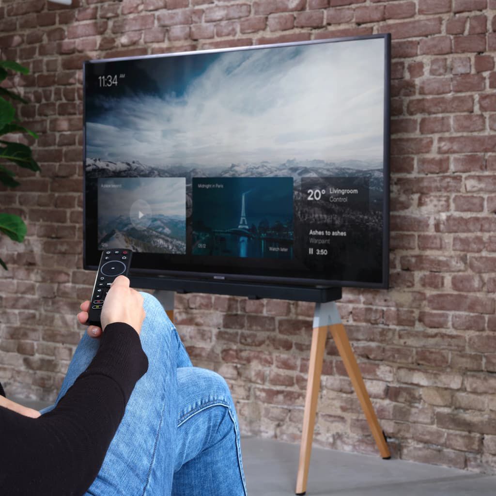 One For All Βάση Τηλεόρασης Falcon 32" - 70" Ανοιχτό Καφέ