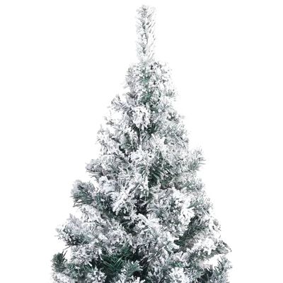 vidaXL Χριστουγεννιάτικο Δέντρο Τεχνητό με Χιόνι Πράσινο 400 εκ. PVC