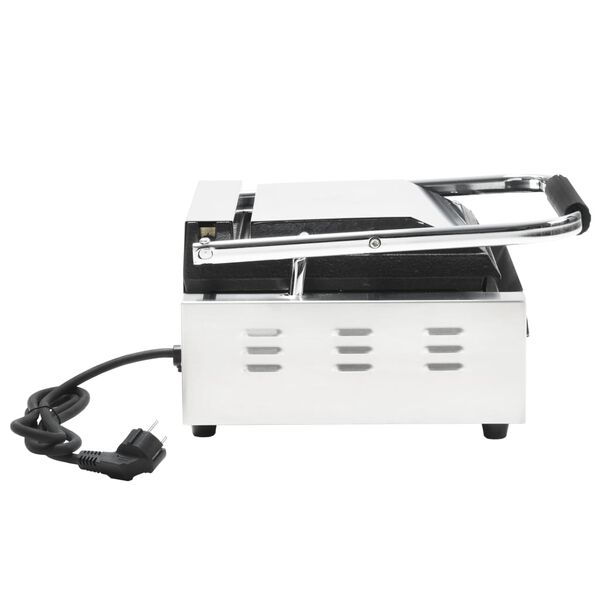 vidaXL Τοστιέρα Ραβδωτή Panini 1800 W 31x30,5x20 εκ. Ανοξείδωτο Ατσάλι