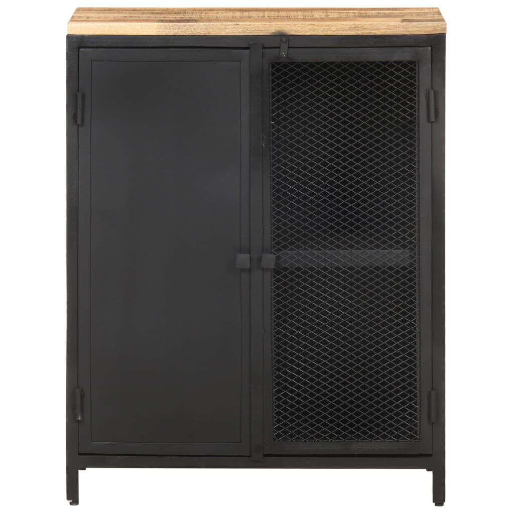 vidaXL Ντουλάπι 60 x 35 x 78 εκ. από Μασίφ Ακατέργαστο Ξύλο Μάνγκο