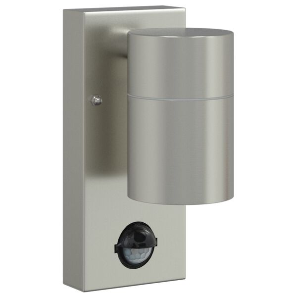 vidaXL Εξωτερικά Φωτιστικά Τοίχου 2 pcs Ασημί 6.5 x 10.5 x 16 εκ.