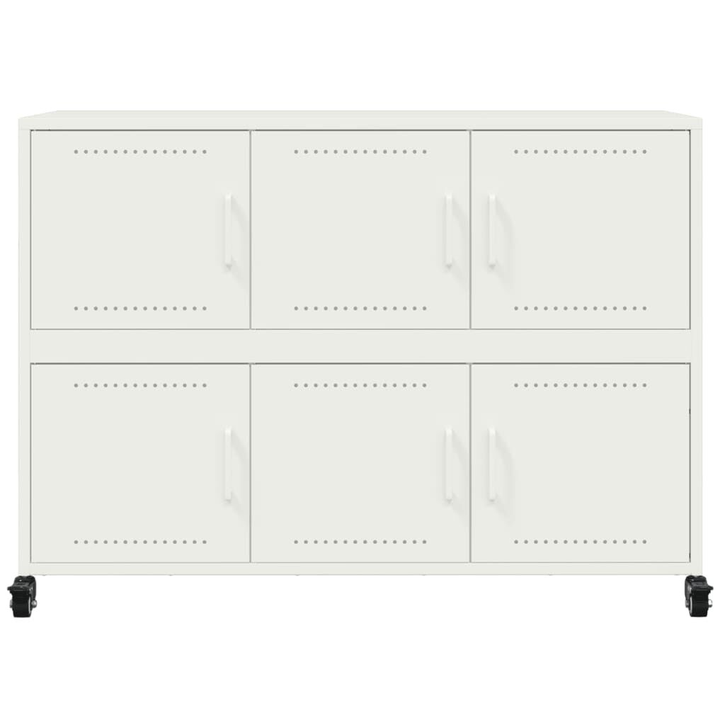 vidaXL Ντουλάπι Ροζ 100,5x39x72 εκ. από Χάλυβα