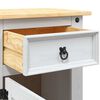 vidaXL Κομοδίνο Μεξικάνικο Στιλ Corona Λευκό 53x39x67 εκ. Ξύλο Πεύκου