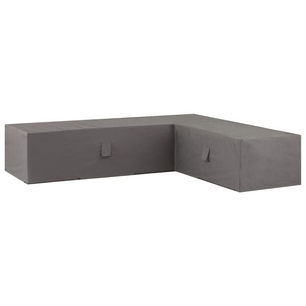 Madison Κάλυμμα Επίπλων Κήπου Δεξί Γκρι 320 x 255 x 70 εκ.