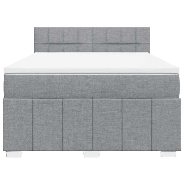 vidaXL &Kappa;&rho;&epsilon;&beta;ά&tau;&iota; Boxspring &mu;&epsilon; &Sigma;&tau;&rho;ώ&mu;&alpha; &Alpha;&nu;&omicron;&iota;&chi;&tau;ό &Gamma;&kappa;&rho;&iota; 140x200 &epsilon;&kappa;. &Upsilon;&phi;&alpha;&sigma;&mu;ά&tau;&iota;&nu;&omicron;