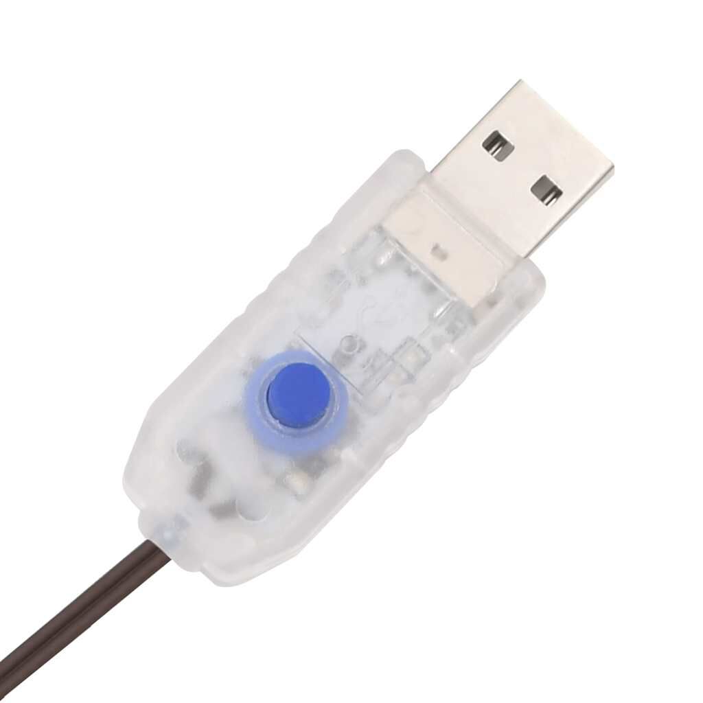 vidaXL Διακόσμηση Χριστουγ. Τάρανδοι 90 LED Θερμό Λευκό Ρατάν
