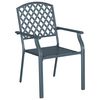 vidaXL Καρέκλα 2 pcs Ανθρακί 56 x 65 x 89εκ Ατσάλι