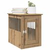vidaXL Έπιπλα κλουβιού σκύλου Artisan Oak Κατασκευασμένο ξύλο
