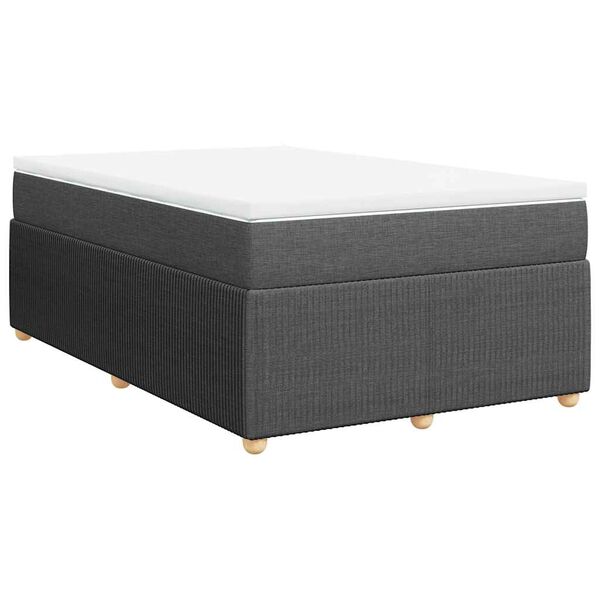 vidaXL &Kappa;&rho;&epsilon;&beta;ά&tau;&iota; Boxspring &mu;&epsilon; &Sigma;&tau;&rho;ώ&mu;&alpha; &Sigma;&kappa;&omicron;ύ&rho;&omicron; &Gamma;&kappa;&rho;&iota; 120x200 &epsilon;&kappa;. &Upsilon;&phi;&alpha;&sigma;&mu;ά&tau;&iota;&nu;&omicron;