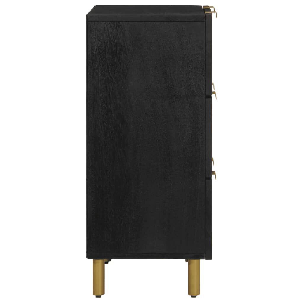vidaXL Μπουφές Μαύρος 60x33x75 εκ. από Επεξεργασμένο Ξύλο