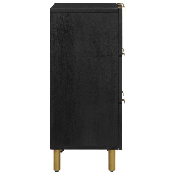 vidaXL Μπουφές Μαύρος 60x33x75 εκ. από Επεξεργασμένο Ξύλο