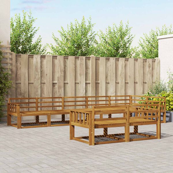 vidaXL &Sigma;&epsilon;&iota;&rho;ά &Kappa;&alpha;&nu;&alpha;&pi;έ &Epsilon;&xi;&omega;&tau;&epsilon;&rho;&iota;&kappa;&omicron;ύ 8 pcs &Phi;&upsilon;&sigma;&iota;&kappa;ό &Sigma;&tau;&epsilon;&rho;&epsilon;ό &Xi;ύ&lambda;&omicron; &Alpha;&kappa;&alpha;&kappa;ί&alpha;&sigmaf;