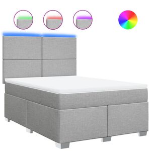vidaXL &Kappa;&rho;&epsilon;&beta;ά&tau;&iota; Boxspring &mu;&epsilon; &Sigma;&tau;&rho;ώ&mu;&alpha; &Alpha;&nu;&omicron;&iota;&chi;&tau;ό &Gamma;&kappa;&rho;&iota; 140x200 &epsilon;&kappa;. &Upsilon;&phi;&alpha;&sigma;&mu;ά&tau;&iota;&nu;&omicron;