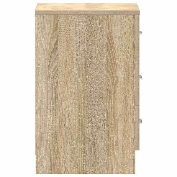 vidaXL Κομοδίνα 2 τεμ. Χρώμα Sonoma Δρυς 38x35x56 εκ. από Επεξ. Ξύλο