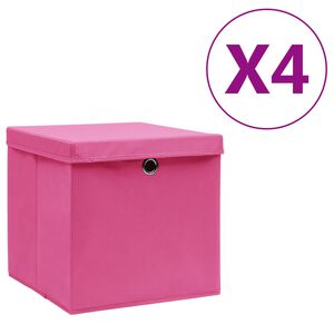 vidaXL &Kappa;&omicron;&upsilon;&tau;&iota;ά &Alpha;&pi;&omicron;&theta;ή&kappa;&epsilon;&upsilon;&sigma;&eta;&sigmaf; &mu;&epsilon; &Kappa;&alpha;&pi;ά&kappa;&iota;&alpha; 4 &tau;&epsilon;&mu;. &Rho;&omicron;&zeta; 28 x 28 x 28 &epsilon;&kappa;.