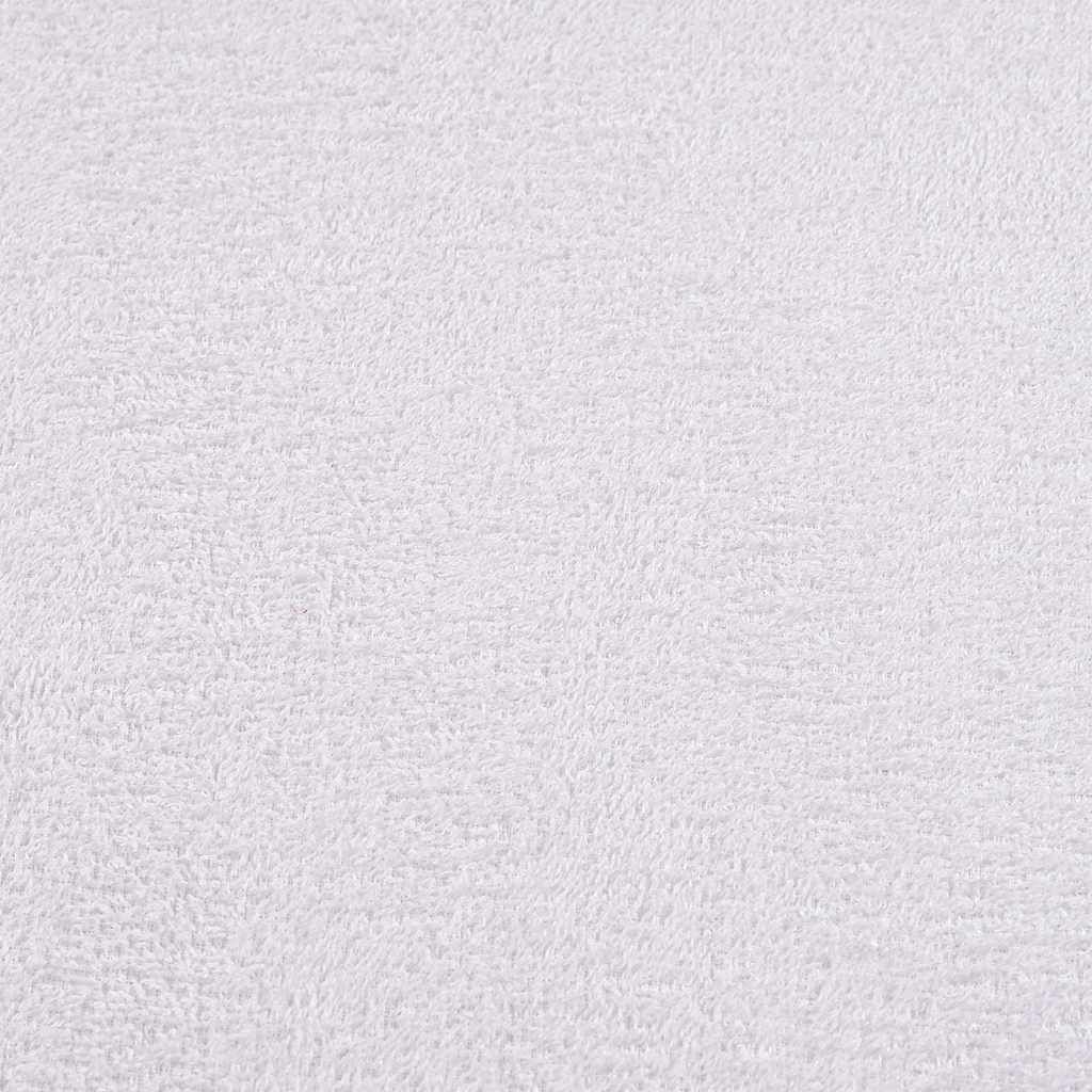 vidaXL Πετσέτες 2 τεμάχια Λευκό 100x200 εκ. 360 γρ/μ² 100% βαμβάκι