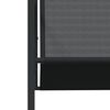 vidaXL Καρέκλες Κήπου 4 τεμ. Μαύρα από Ατσάλι και Textilene