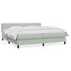 vidaXL Box Spring &kappa;&rho;&epsilon;&beta;ά&tau;&iota; &mu;&epsilon; &sigma;&tau;&rho;ώ&mu;&alpha; &alpha;&nu;&omicron;&iota;&chi;&tau;ό &gamma;&kappa;&rho;&iota; 200x220 &epsilon;&kappa;. &Beta;&epsilon;&lambda;&omicron;ύ&delta;&iota;&nu;&omicron;