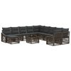 vidaXL &Sigma;&epsilon;&tau; &Kappa;&alpha;&nu;&alpha;&pi;έ &Kappa;ή&pi;&omicron;&upsilon; 12 pcs &Gamma;&kappa;&rho;&iota; &sigma;&upsilon;&nu;&theta;&epsilon;&tau;&iota;&kappa;ό &rho;&alpha;&tau;ά&nu;