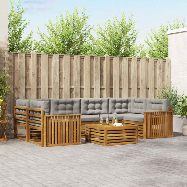 vidaXL &Sigma;&epsilon;&iota;&rho;ά &Kappa;&alpha;&nu;&alpha;&pi;έ &Epsilon;&xi;&omega;&tau;&epsilon;&rho;&iota;&kappa;&omicron;ύ 7 pcs &Phi;&upsilon;&sigma;&iota;&kappa;ό &kappa;&alpha;&iota; &Alpha;&nu;&omicron;&iota;&chi;&tau;ό &Gamma;&kappa;&rho;&iota;