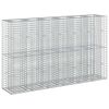 vidaXL &Alpha;&nu;&alpha;&sigma;&eta;&kappa;&omega;&mu;έ&nu;&omicron; &kappa;&rho;&epsilon;&beta;ά&tau;&iota; gabion 3 pcs &Alpha;&sigma;&eta;&mu;ί 250 x 50 x 150 &epsilon;&kappa;