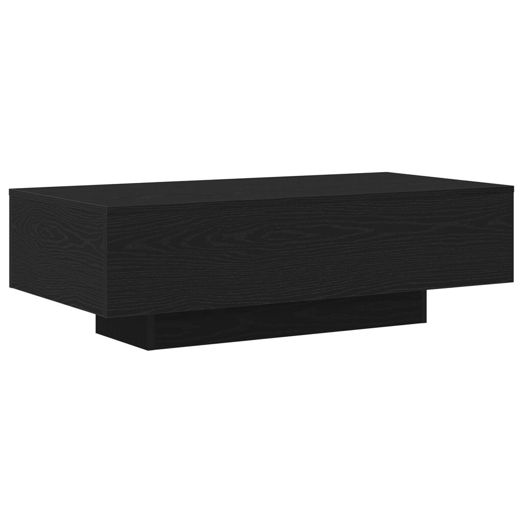 vidaXL Τραπέζι καφέ Μαύρη Δρυς 100x30x36,5 εκ Επεξεργασμένο ξύλο