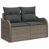 vidaXL Σετ Καναπέ Κήπου 9 pcs Γκρι 287,5 x 177,5 x 85 εκ. Πολυ ράταν