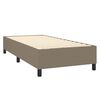 vidaXL Σκελετός Κρεβατιού Χωρίς Στρώμα Taupe 100 x 200 εκ. Υφασμάτινο