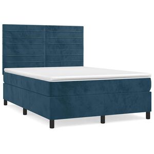 vidaXL &Kappa;&rho;&epsilon;&beta;ά&tau;&iota; Boxspring &mu;&epsilon; &Sigma;&tau;&rho;ώ&mu;&alpha; &Sigma;&kappa;&omicron;ύ&rho;&omicron; &Mu;&pi;&lambda;&epsilon; 140x190 &epsilon;&kappa;. &Beta;&epsilon;&lambda;&omicron;ύ&delta;&iota;&nu;&omicron;