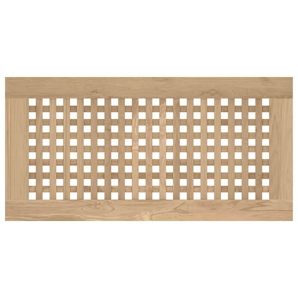 vidaXL Τραπέζι Βοηθητικό Μπάνιου 60 x 30 x 45 εκ. από Μασίφ Ξύλο Teak
