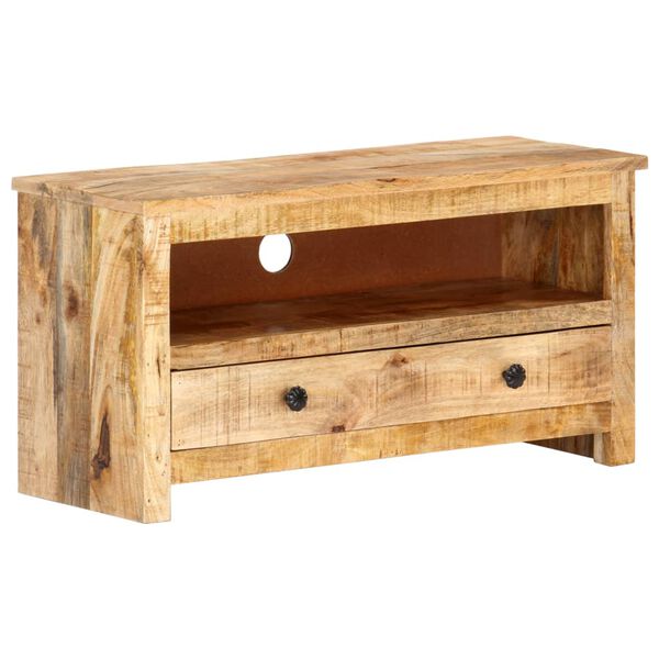 vidaXL Έπιπλο Τηλεόρασης 79 x 30 x 40 εκ. από Ακατέργαστο Ξύλο Μάνγκο