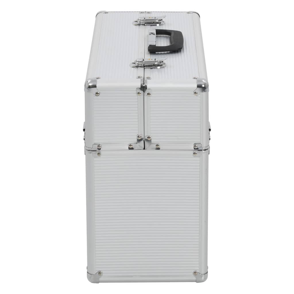 vidaXL Εργαλειοθήκη 47x36x20 εκ. Ασημί Αλουμινίου