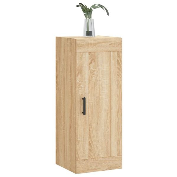 vidaXL Ντουλάπι Τοίχου Sonoma Δρυς 34,5 x 34 x 90 εκ. Επεξεργ. Ξύλο