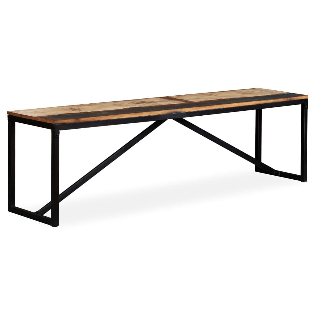 vidaXL Πάγκος 160 x 35 x 45 εκ. από Μασίφ Ανακυκλωμένο Ξύλο
