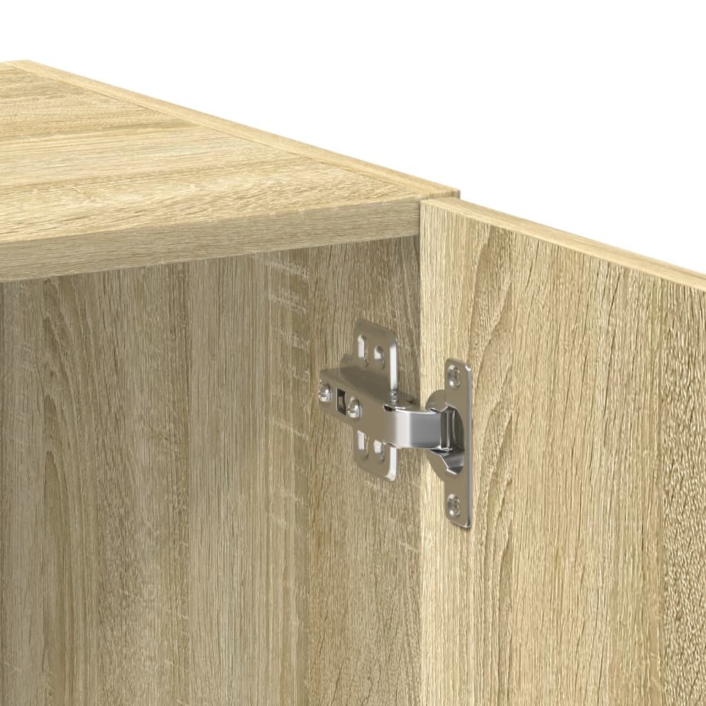 vidaXL Ραφιέρα με Ντουλάπια Sonoma Δρυς 70x42,5x225 εκ. Επεξ. Ξύλο