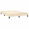 vidaXL &Kappa;&rho;&epsilon;&beta;ά&tau;&iota; Boxspring &mu;&epsilon; &Sigma;&tau;&rho;ώ&mu;&alpha; &Kappa;&rho;&epsilon;&mu; 140x190 &epsilon;&kappa;. &Upsilon;&phi;&alpha;&sigma;&mu;ά&tau;&iota;&nu;&omicron;
