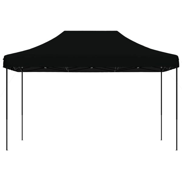vidaXL Τέντα Εκδηλώσεων Πτυσσόμενη Pop-Up Μαύρο 440x292x315 εκ.
