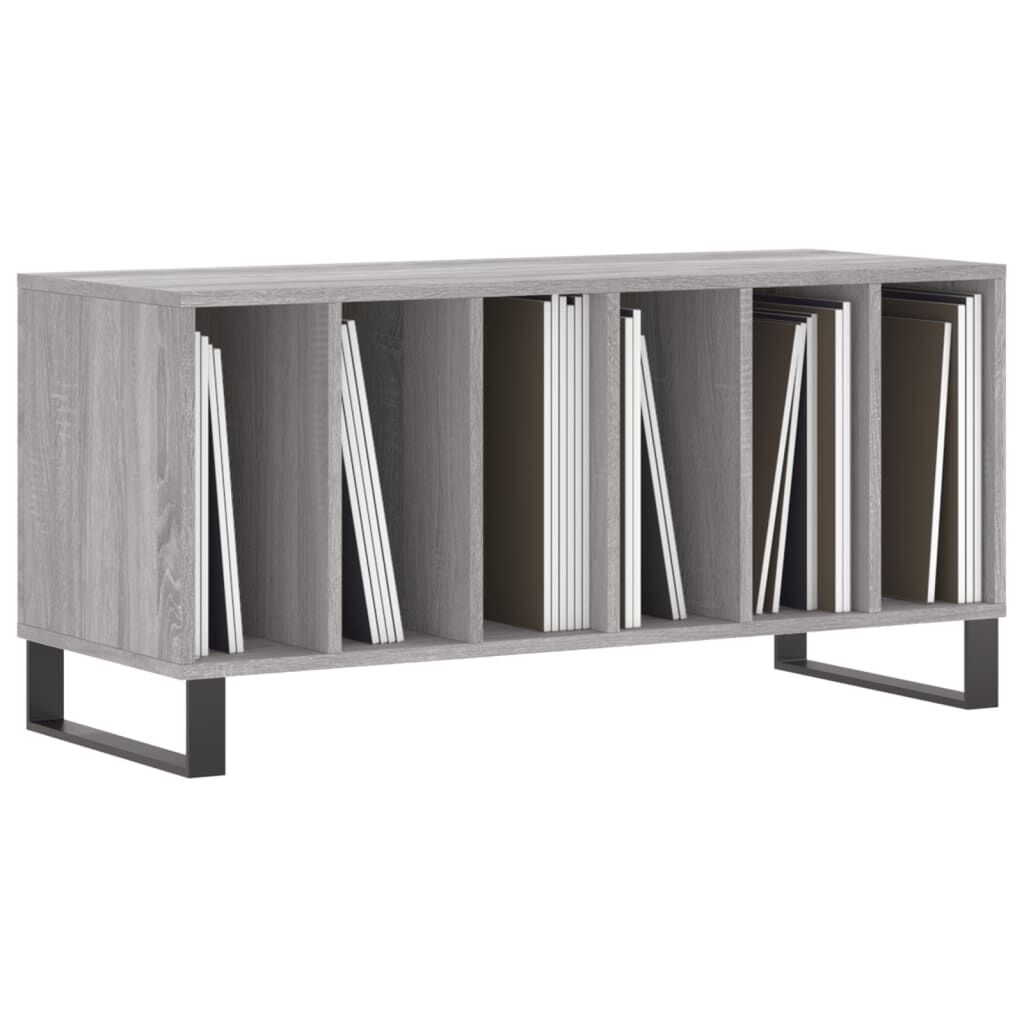 vidaXL Έπιπλο Δίσκων Γκρι Sonoma 100x38x48 εκ. από Επεξεργασμένο Ξύλο