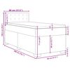 vidaXL &Kappa;&rho;&epsilon;&beta;ά&tau;&iota; Boxspring &mu;&epsilon; &Sigma;&tau;&rho;ώ&mu;&alpha; &Sigma;&kappa;&omicron;ύ&rho;&omicron; &Pi;&rho;ά&sigma;&iota;&nu;&omicron; 80x200 &epsilon;&kappa;. &Beta;&epsilon;&lambda;&omicron;ύ&delta;&iota;&nu;&omicron;