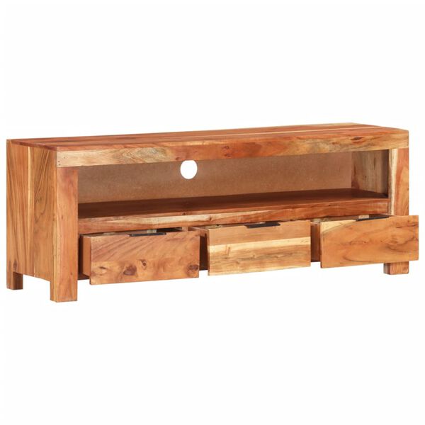 vidaXL Έπιπλο Τηλεόρασης 110 x 30 x 40 εκ. από Μασίφ Ξύλο Ακακίας