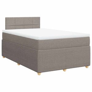 vidaXL &Kappa;&rho;&epsilon;&beta;ά&tau;&iota; Boxspring &mu;&epsilon; &Sigma;&tau;&rho;ώ&mu;&alpha; Taupe 120x200 &epsilon;&kappa;. &Upsilon;&phi;&alpha;&sigma;&mu;ά&tau;&iota;&nu;&omicron;