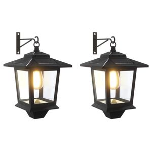 vidaXL &Phi;&omega;&tau;&iota;&sigma;&tau;&iota;&kappa;ό &Tau;&omicron;ί&chi;&omicron;&upsilon; with LED Bulb 2 &tau;&mu;&chi;. &Mu;&alpha;ύ&rho;&omicron; 19 x 14 x 25 &epsilon;&kappa;