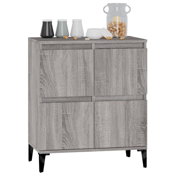 vidaXL Ντουλάπι Γκρι Sonoma 60x35x70 εκ. από Επεξεργασμένο Ξύλο
